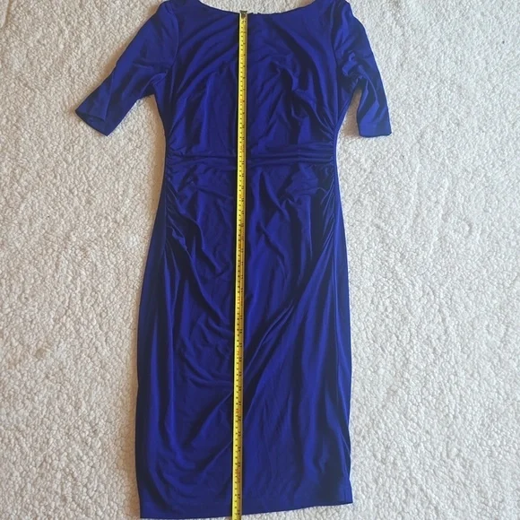 Vince Camuto Midi dress cob cobalt purple women’s size 8 - Picture 15 of 15